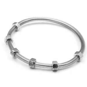 Bolts and Nuts Bracelet Stainless Steel